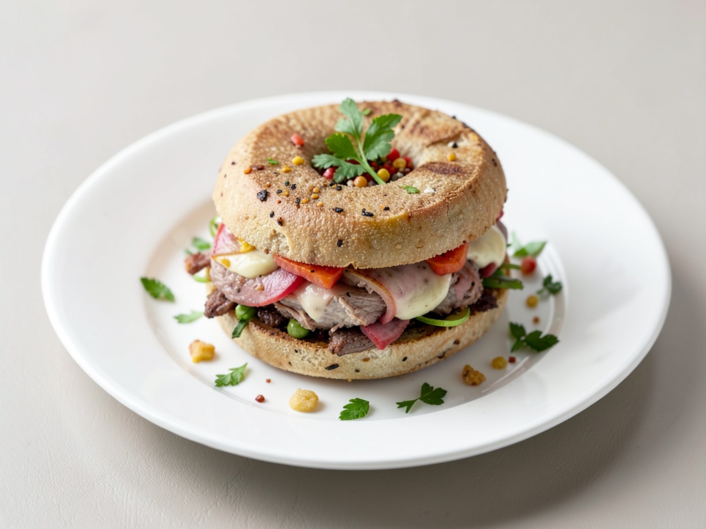 Sandwich Bagel Tacchino Tropicale