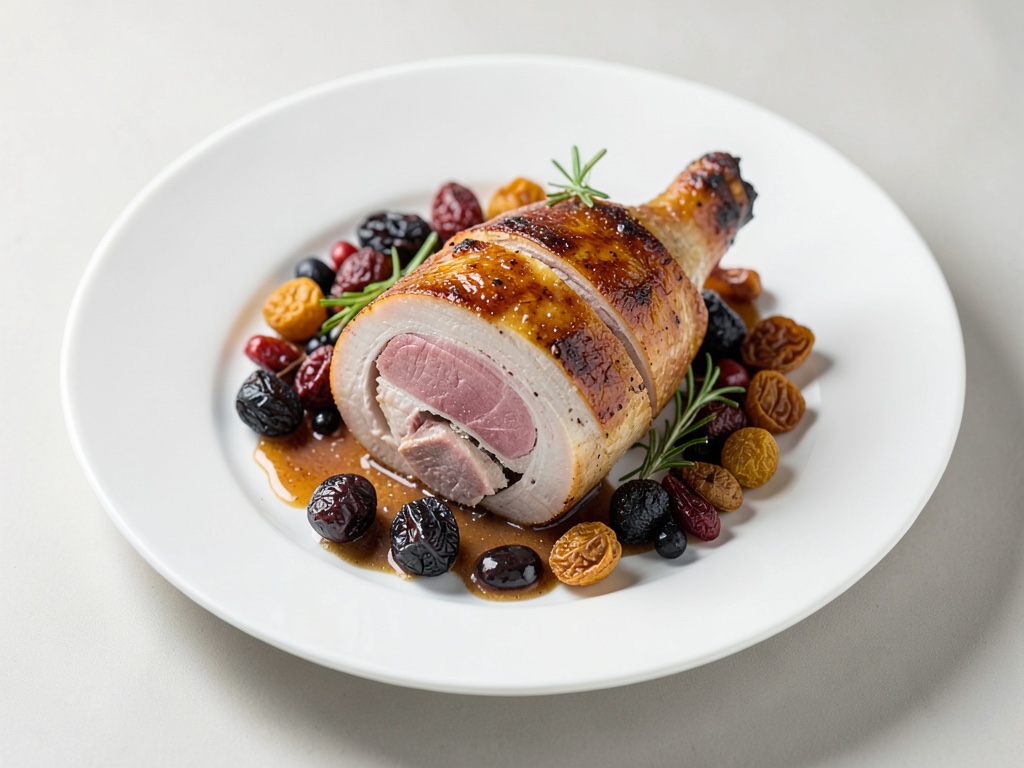 Involtini di petto di tacchino con pancetta e frutta secca