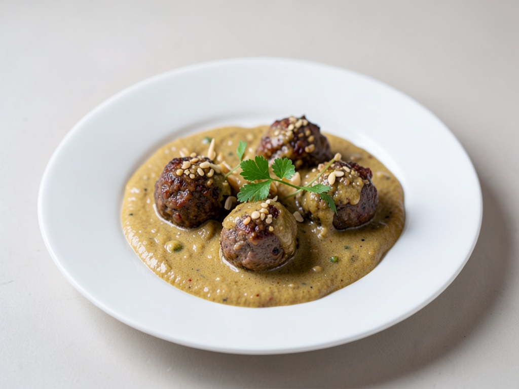 Polpette di tacchino tenere in salsa cremosa al curry