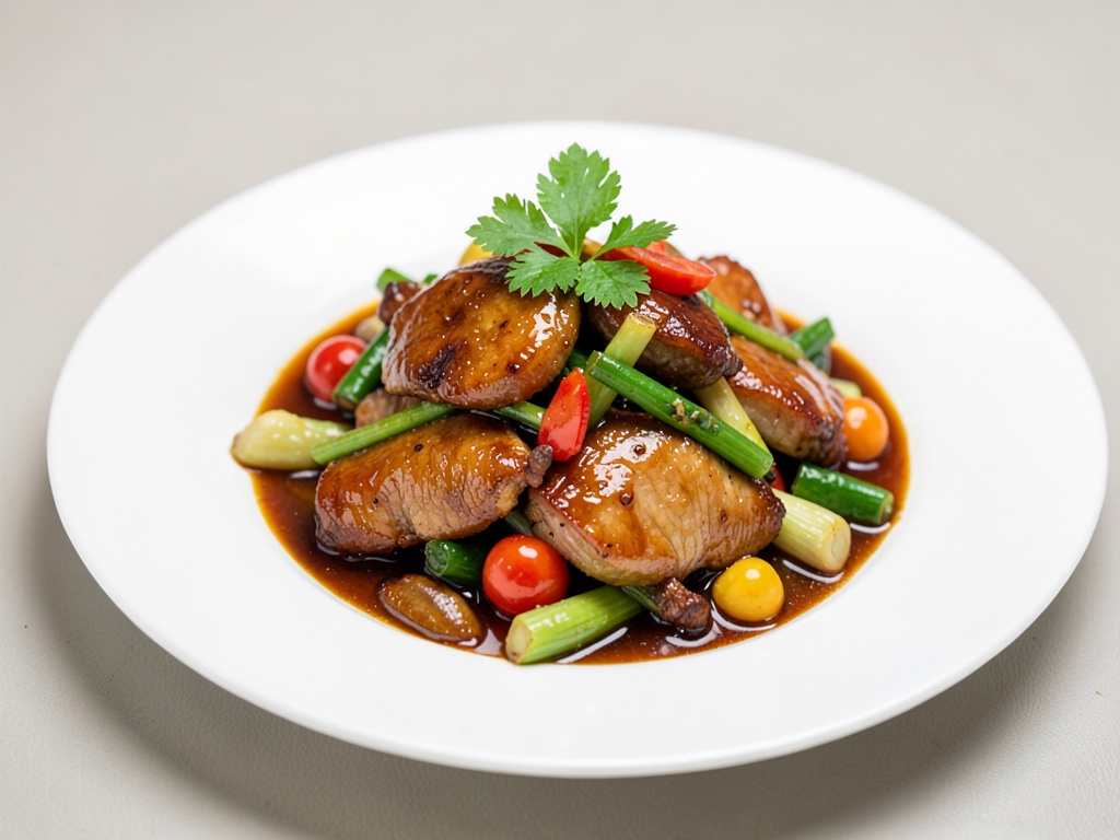 Rôti de dinde aux légumes chinois