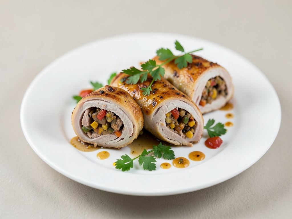Rotelle di tacchino alla paprika al forno