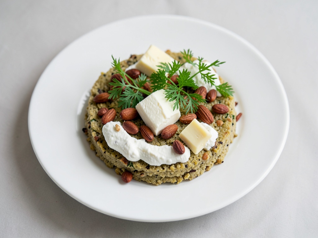 Knusprige Erbe-Knödel mit Hähnchen-Ragout