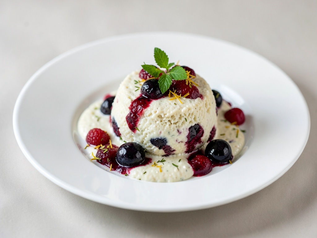 Cremige Quark-Berry-Delikatesse