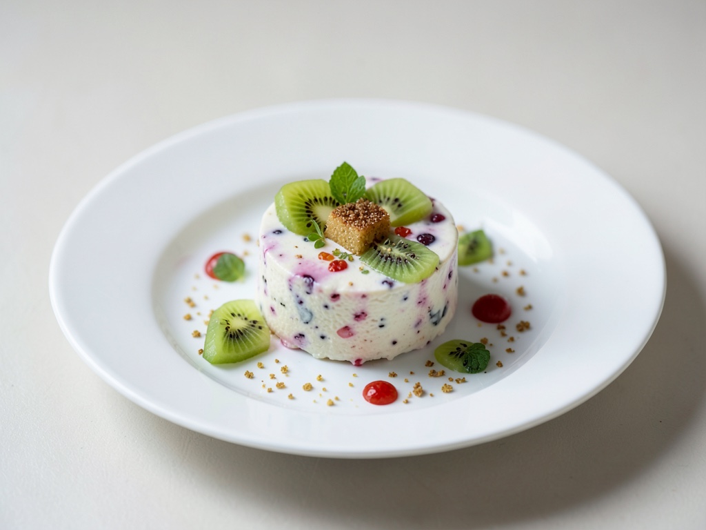 Fruchtige Quark-Joghurt-Mousse mit Kiwi