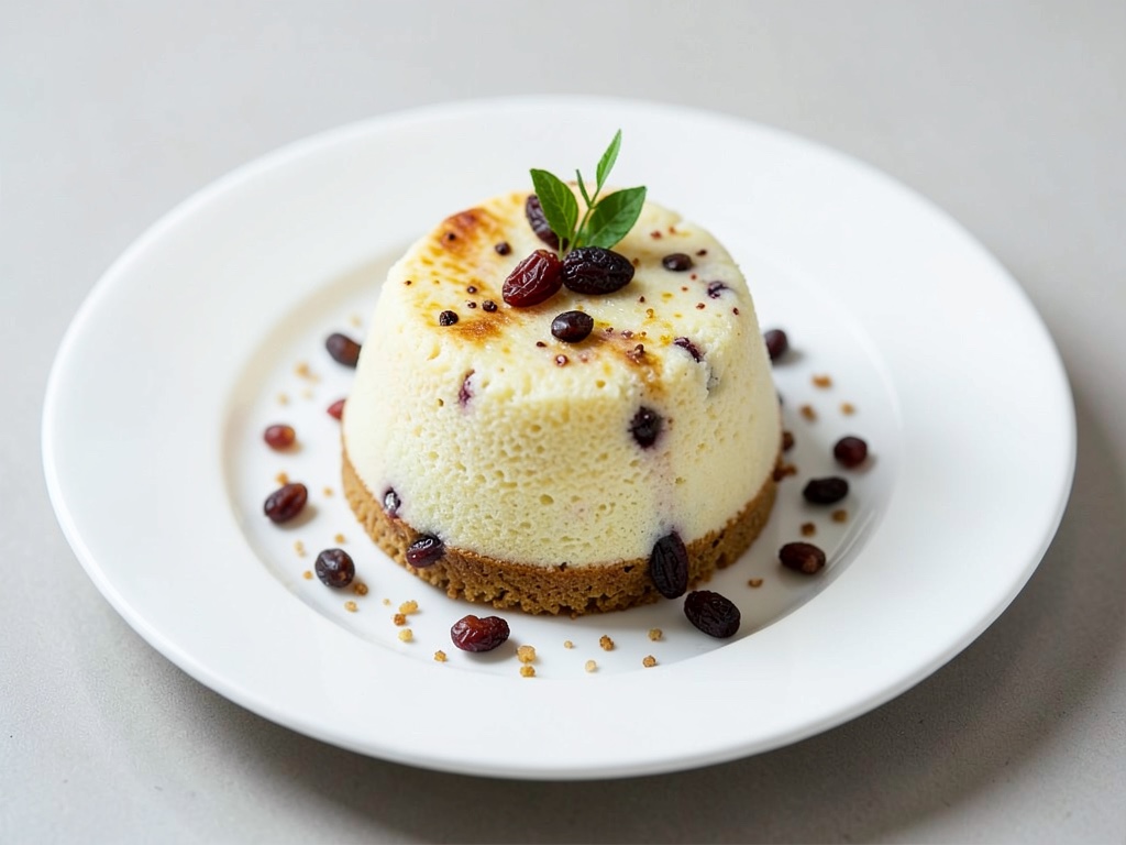 Soufflé di Quark soffice con uvetta