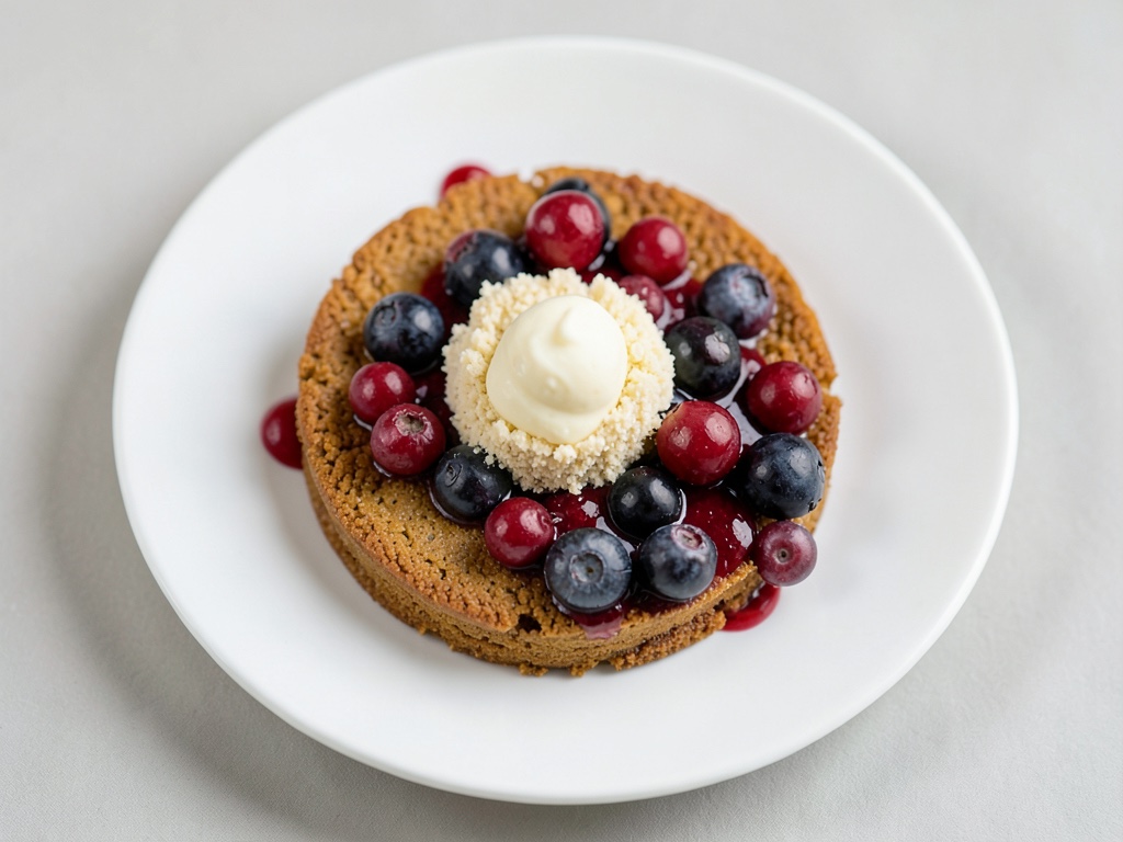 Soufflé di Quark Aereo con Frutti di Bosco