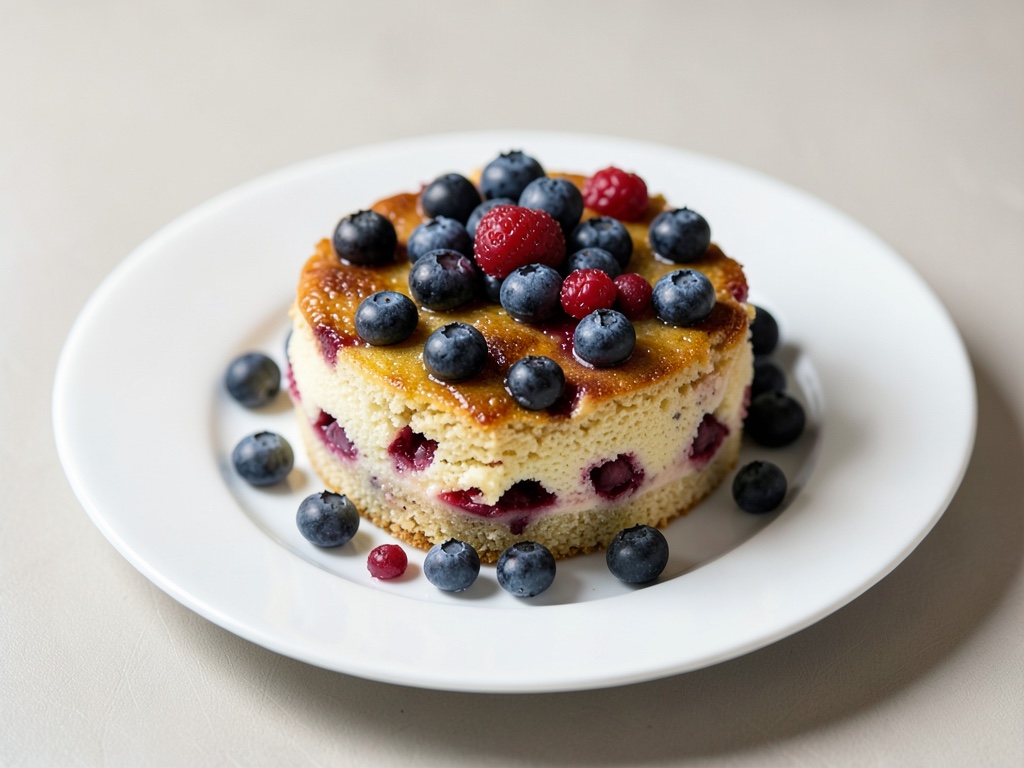 Fruchtige Quark-Torte mit Heidelbeeren