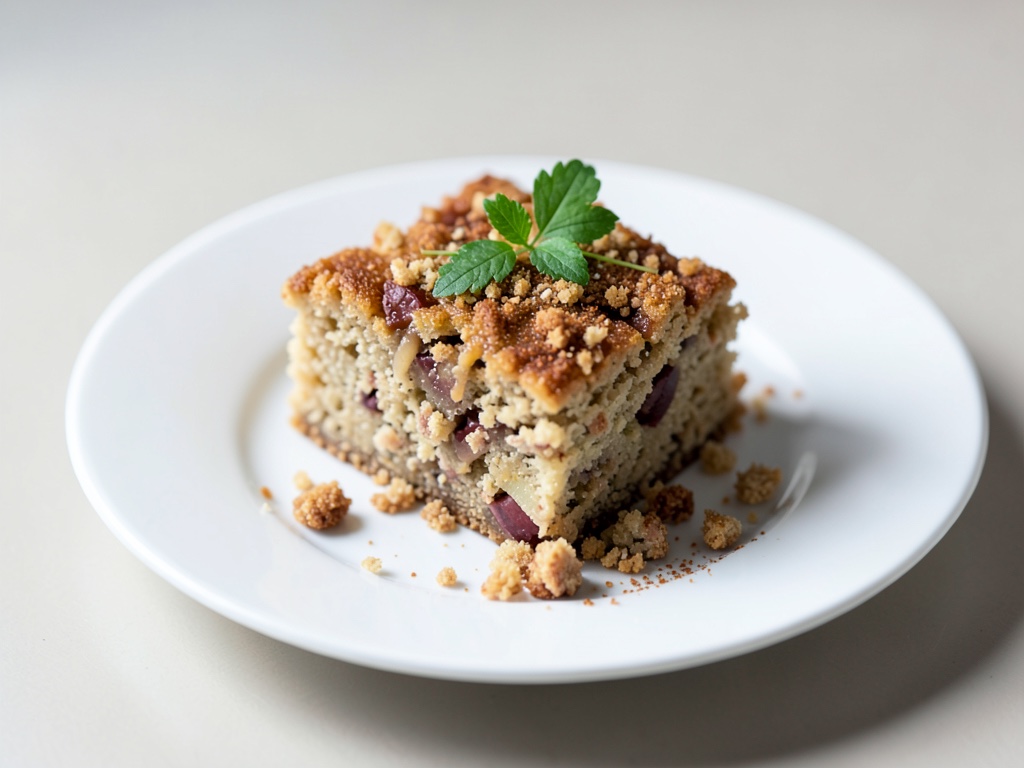 Knuspriger Quark-Apfel-Kuchen mit Zimtkruste