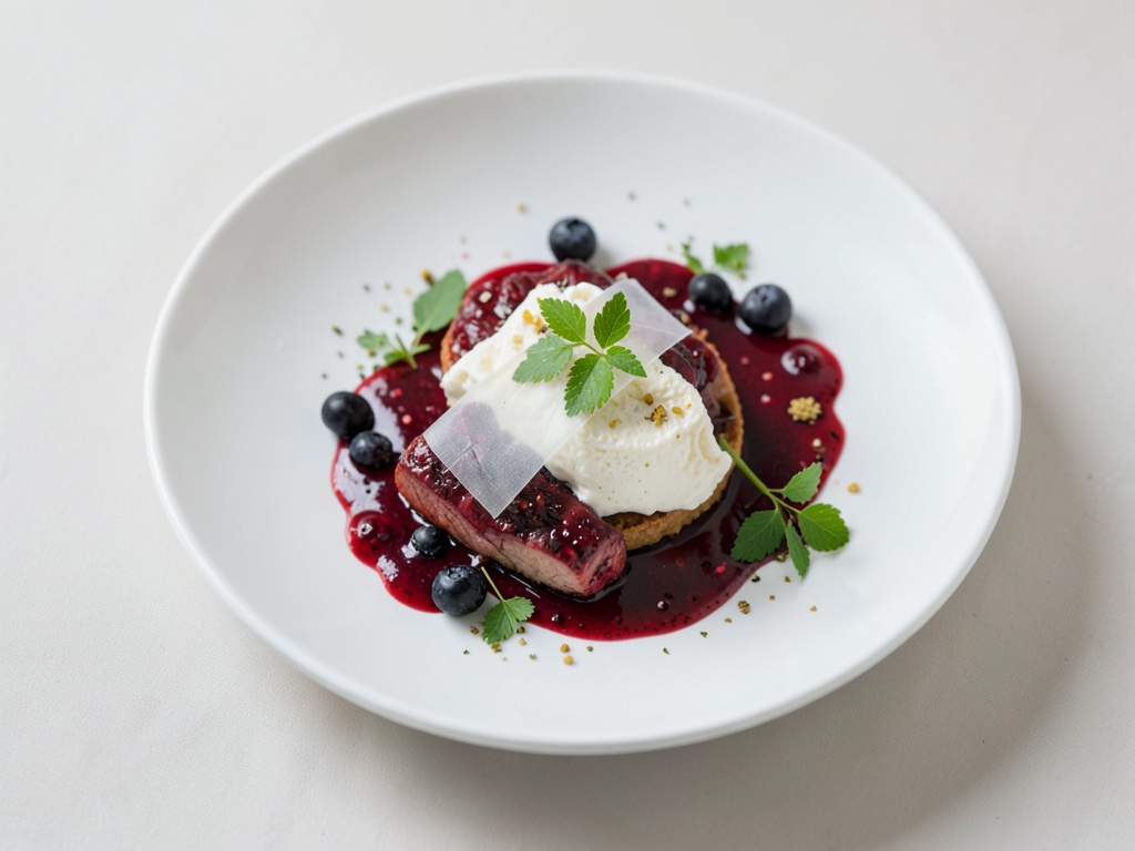 Mousse di quark leggera con frutti di bosco freschi