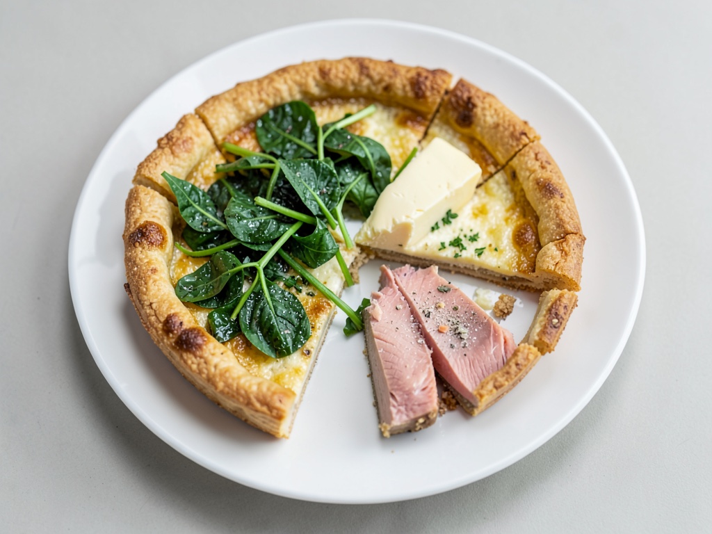 Tartel croccante con spinaci e salmone affumicato