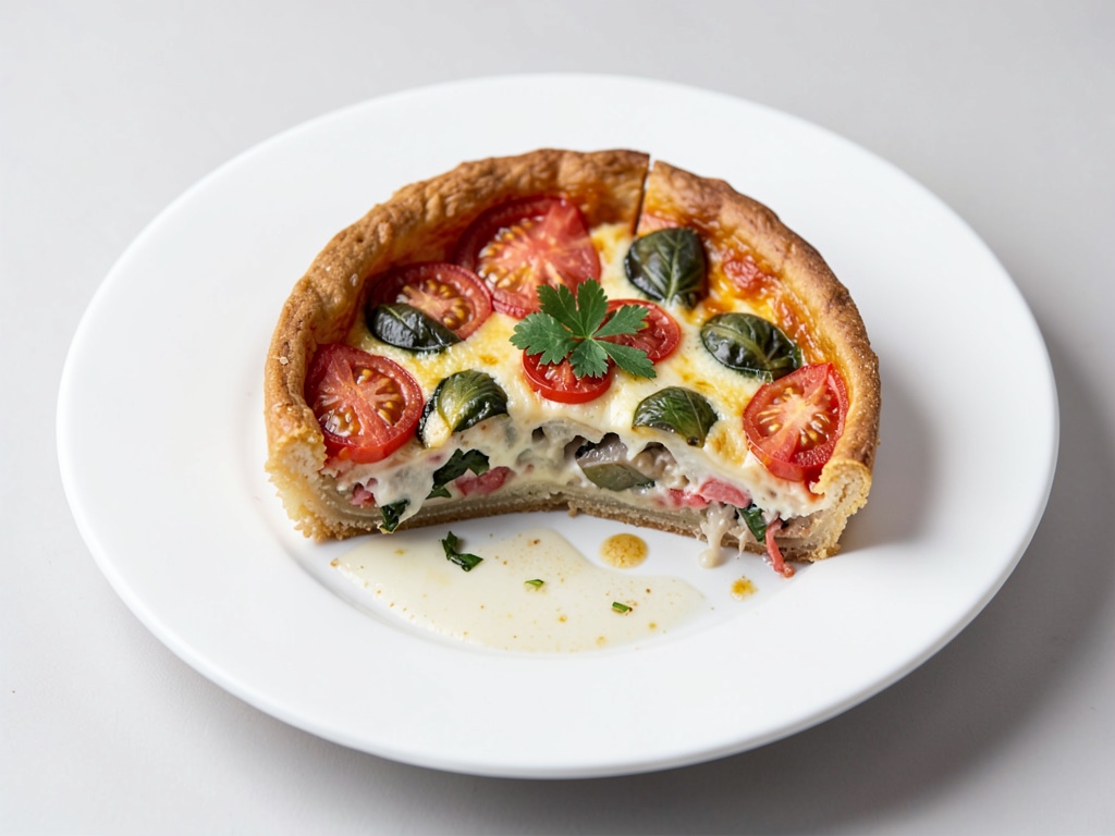 Torta salata al pomodoro e basilico