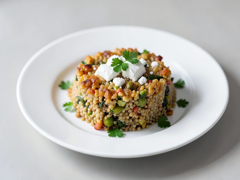 Gratin croccante di quinoa e barbabietola con feta