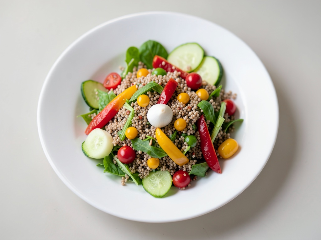 Insalata fresca di quinoa e verdure