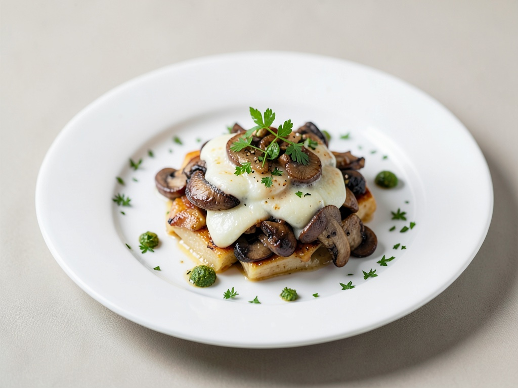 Raclette al Mozzarella e Funghi