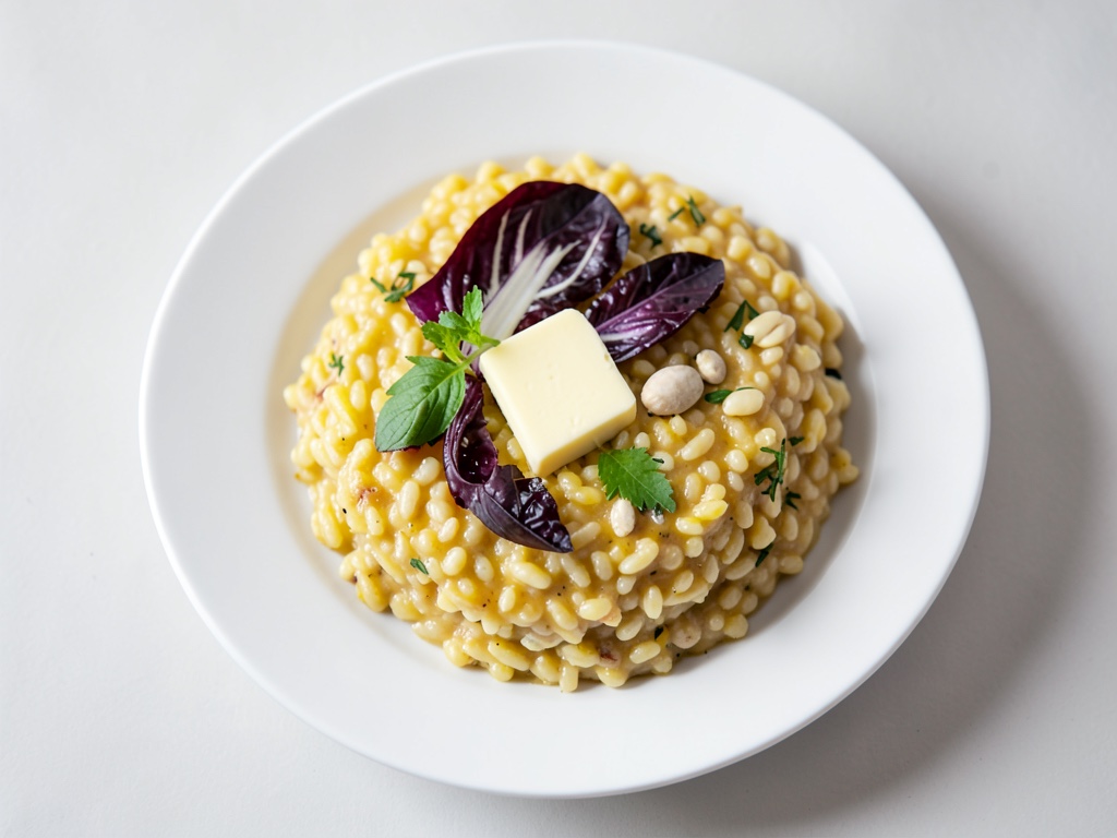 Risotto cremoso al radicchio