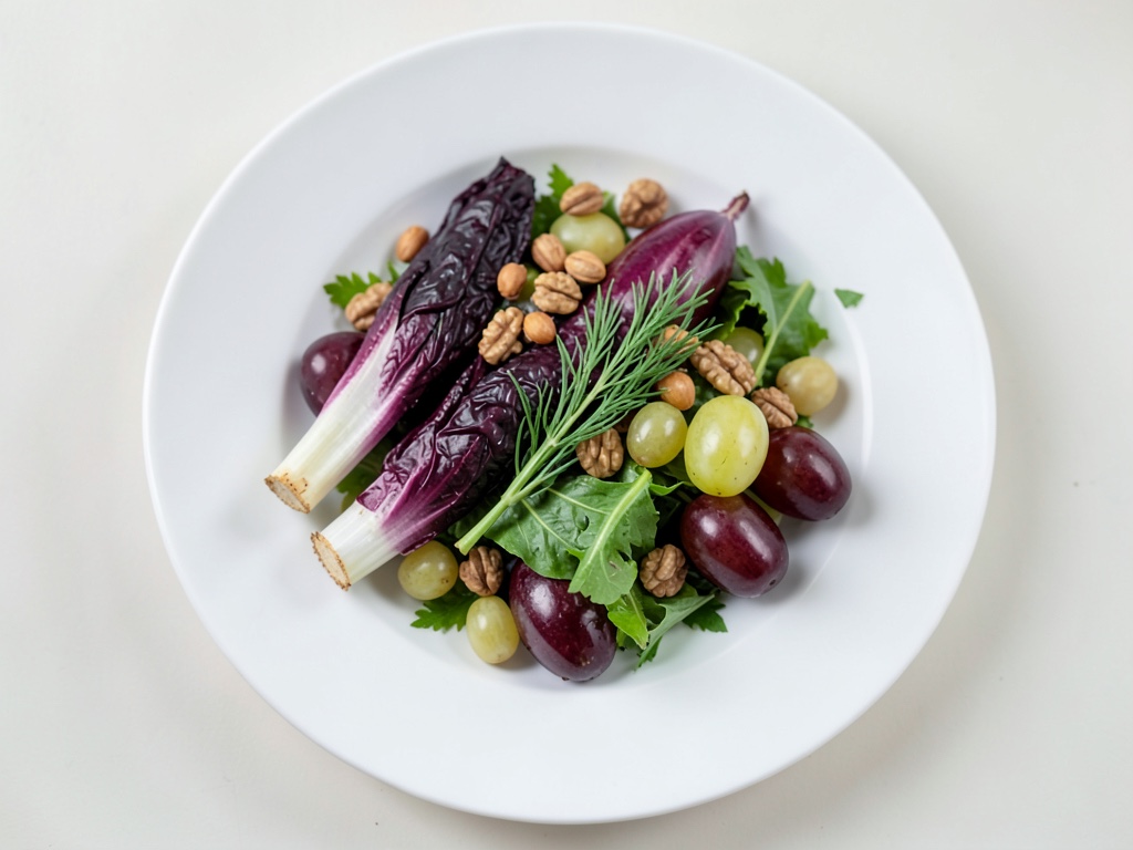 Insalata di radicchio e uva
