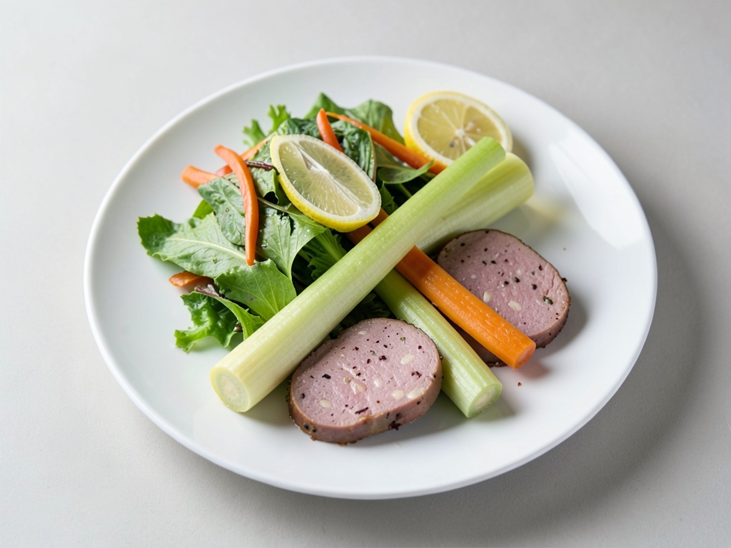 Insalata di ravanello fresco con aringa affumicata