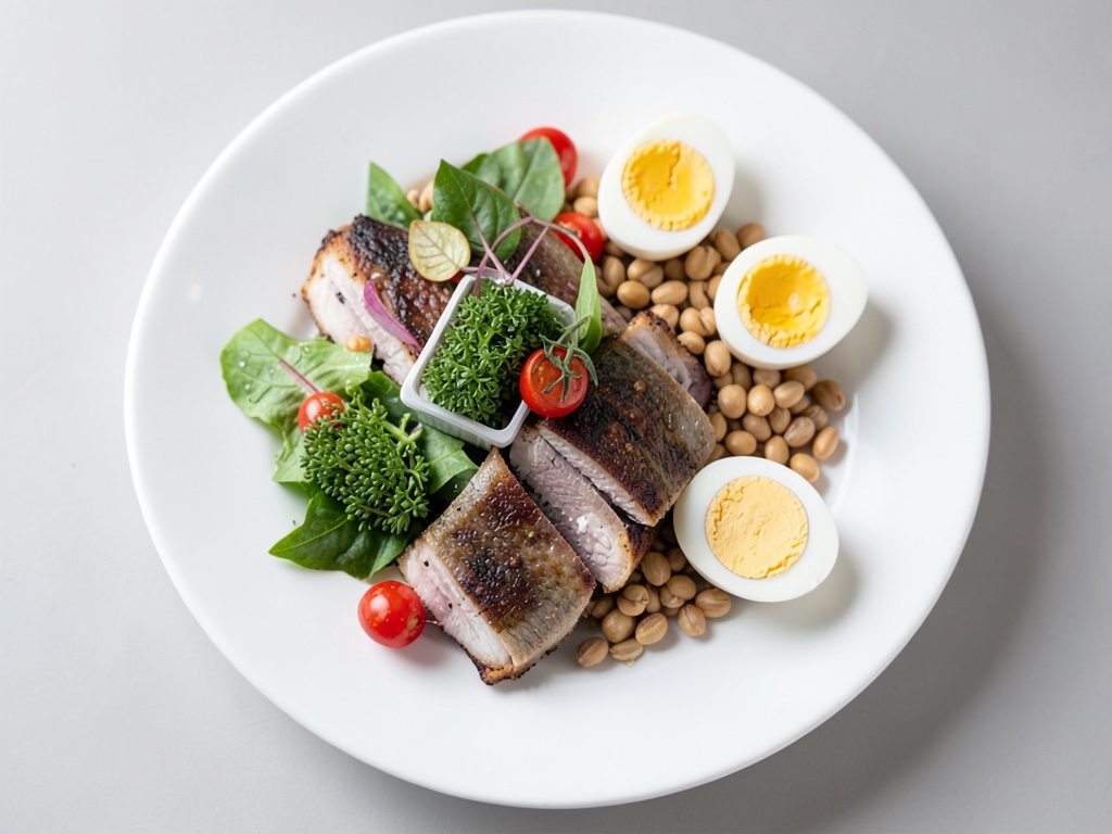 Insalata leggera di pesce affumicato