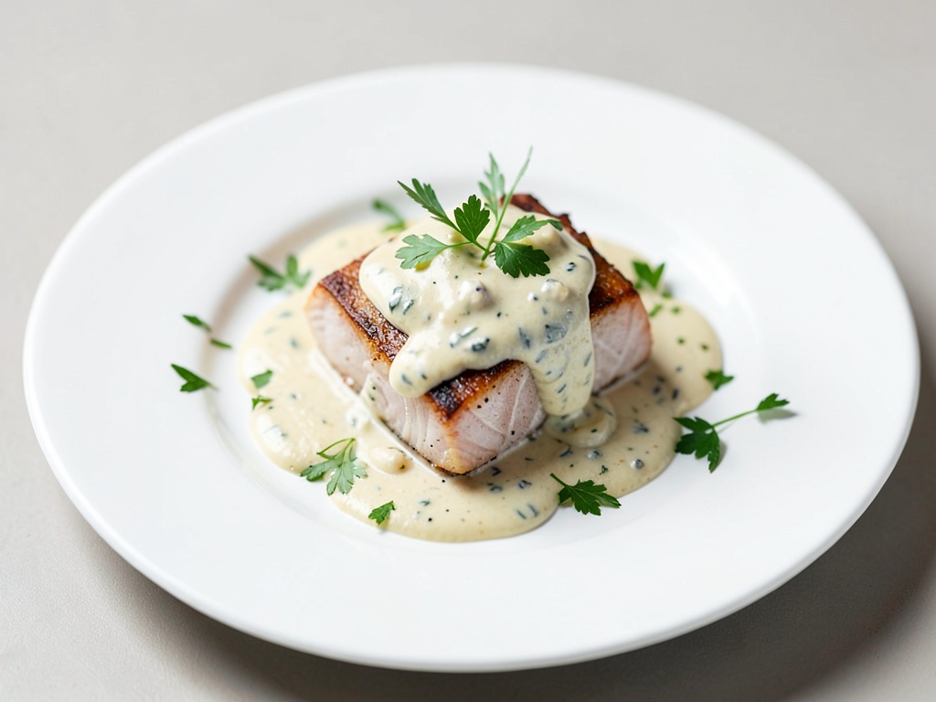 Crema per dip e condimento per trota affumicata