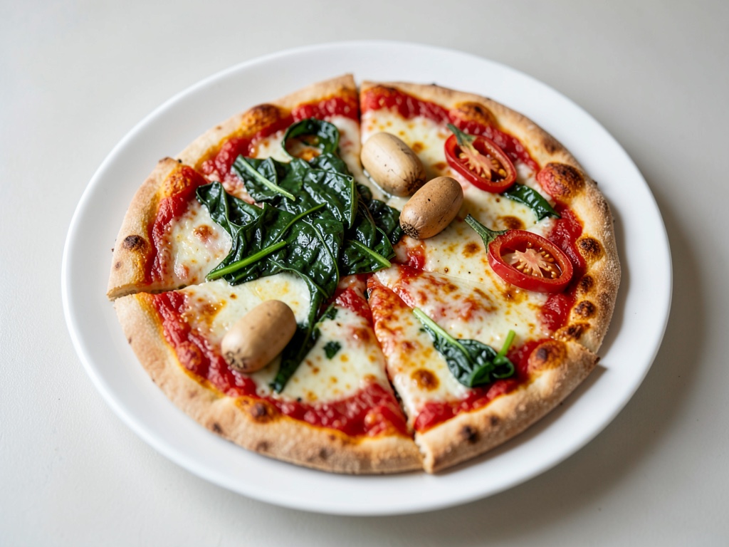 Pizza Arcobaleno Colorata