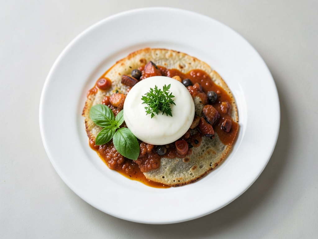Délicates enveloppes de filet de cerf en crêpes