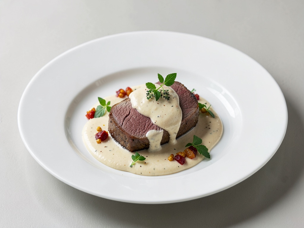 Tenero lombo di cinghiale con salsa alla panna