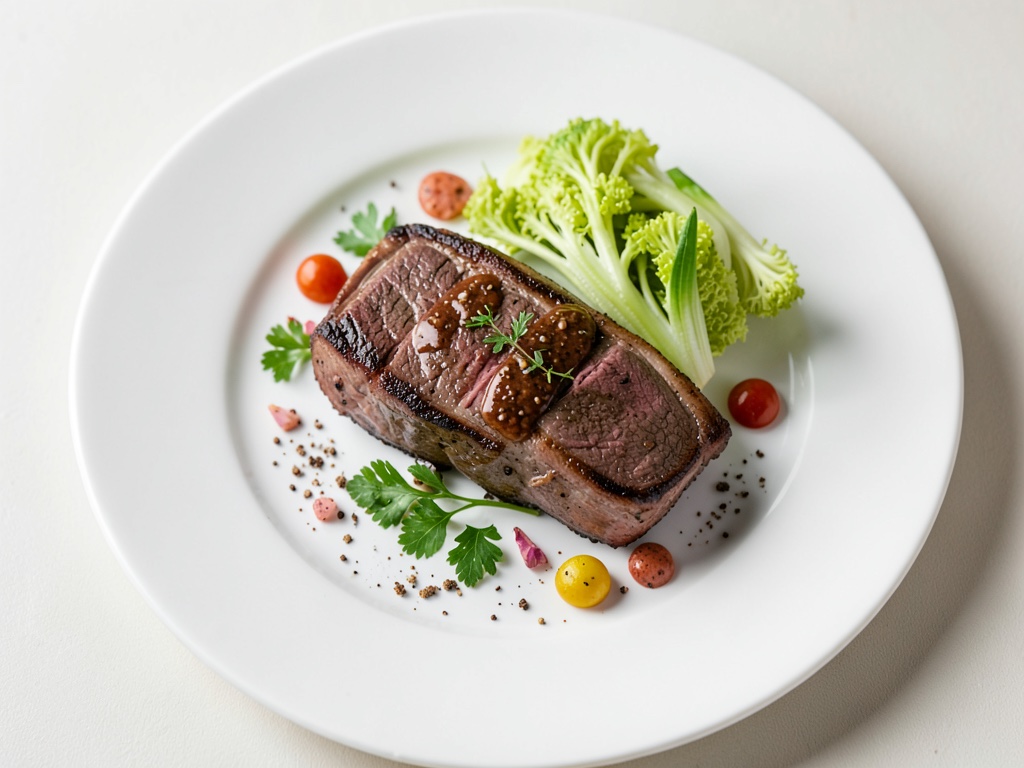 Filetto di cervo con cavolo cappuccio