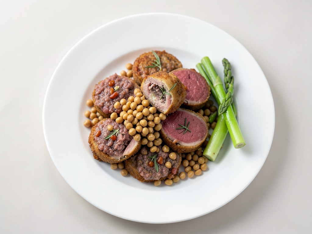 Albóndigas de arroz y carne picada