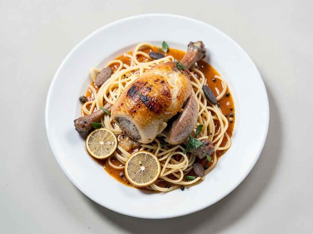 Fácil Pho de pollo claro con fideos de arroz
