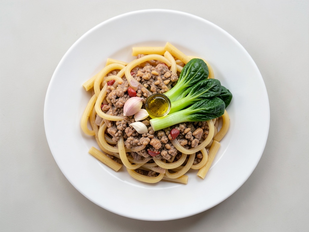 Fettuccine di riso con Pak Choi