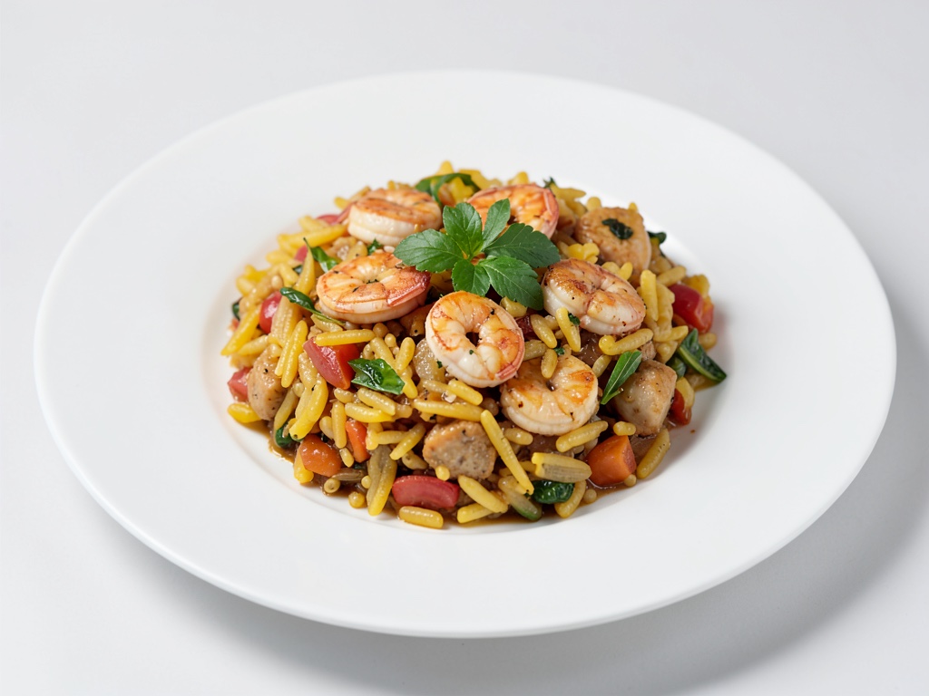 Paella con frutti di mare