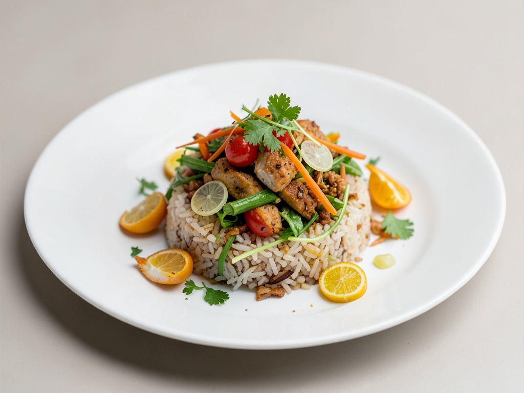 Insalata di riso e pollo al limone