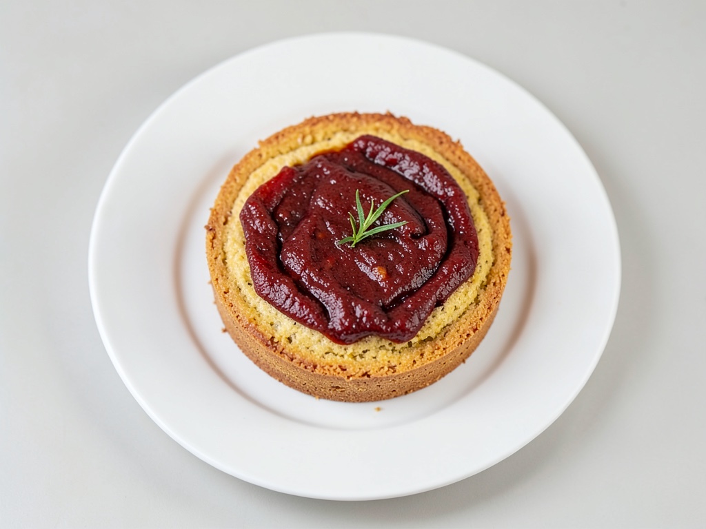 Rhabarber-Torte mit Baiserhaube
