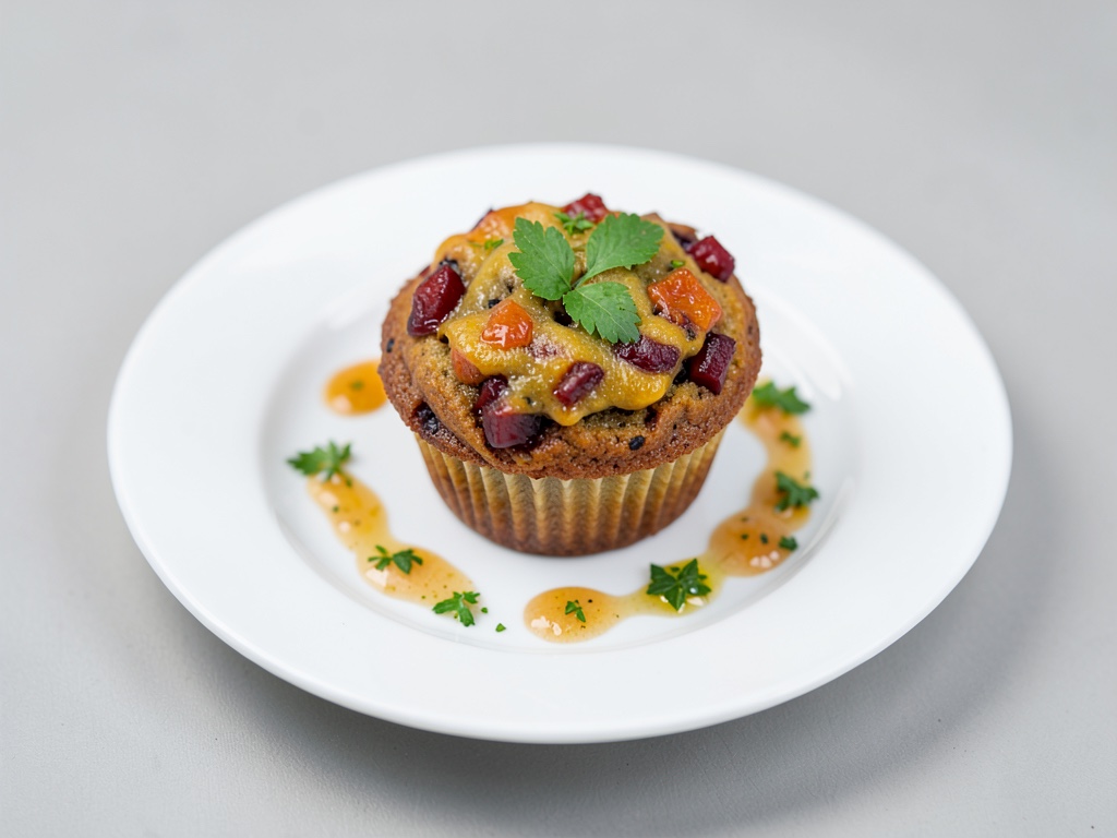 Muffin al rabarbaro freschi e al limone