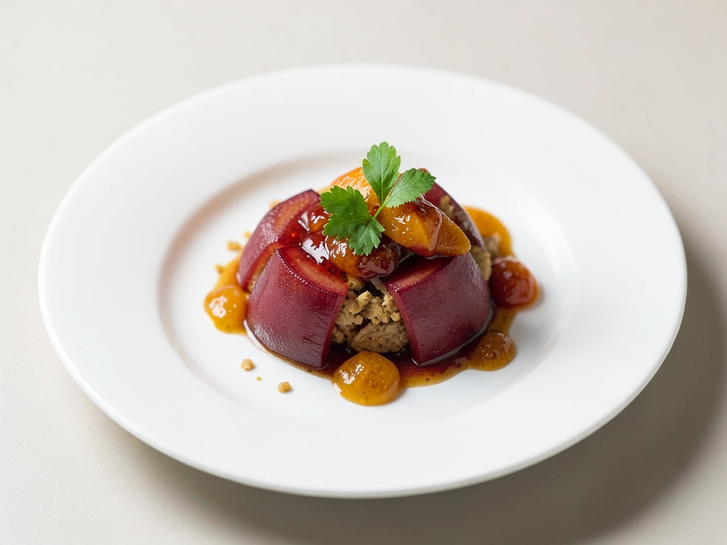 Marmellata fruttata di rabarbaro e arancia