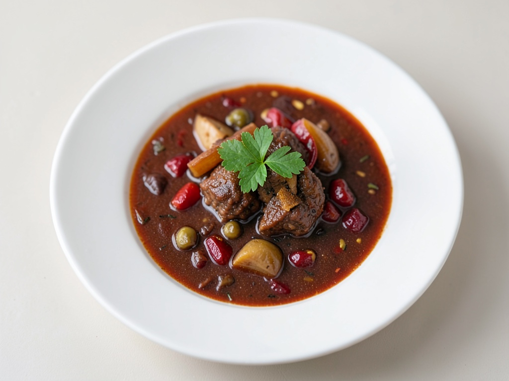 Süße Rhabarber-Suppe