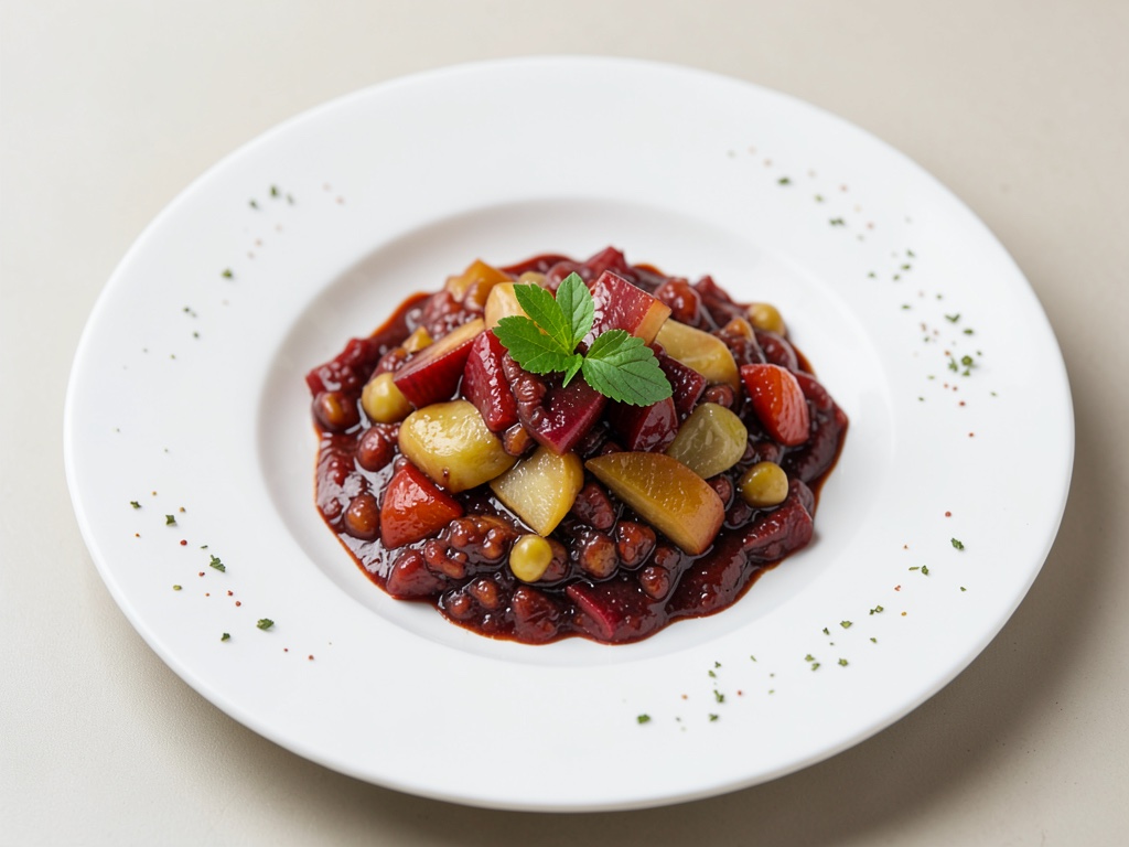 Chutney di rabarbaro fruttato allo zenzero