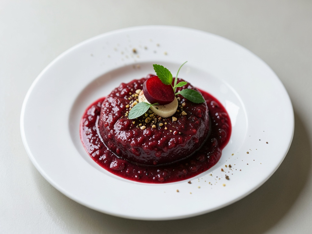Composta di rabarbaro con Campari e pepe