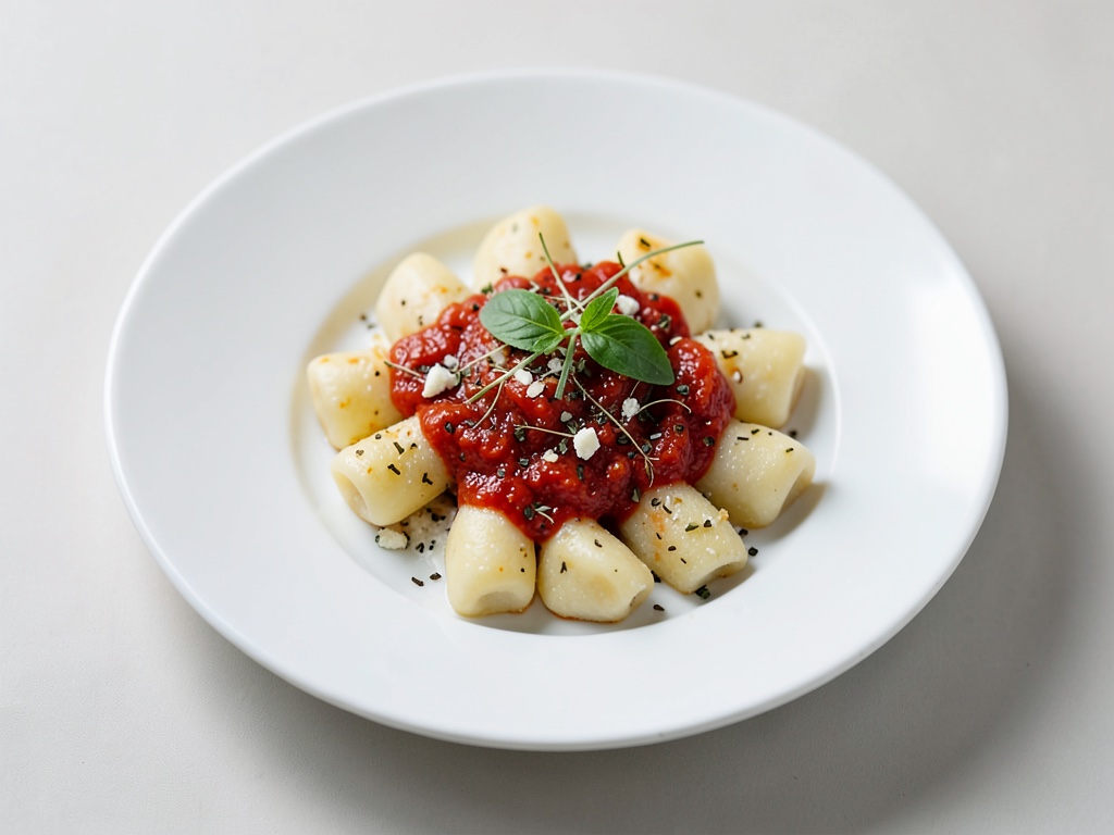 Ricotta-Gnocchi mit Estragon-Tomaten-Marinade