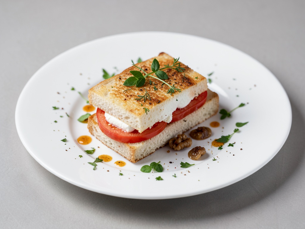 Fresco Sandwich al Ricotta e Pomodoro