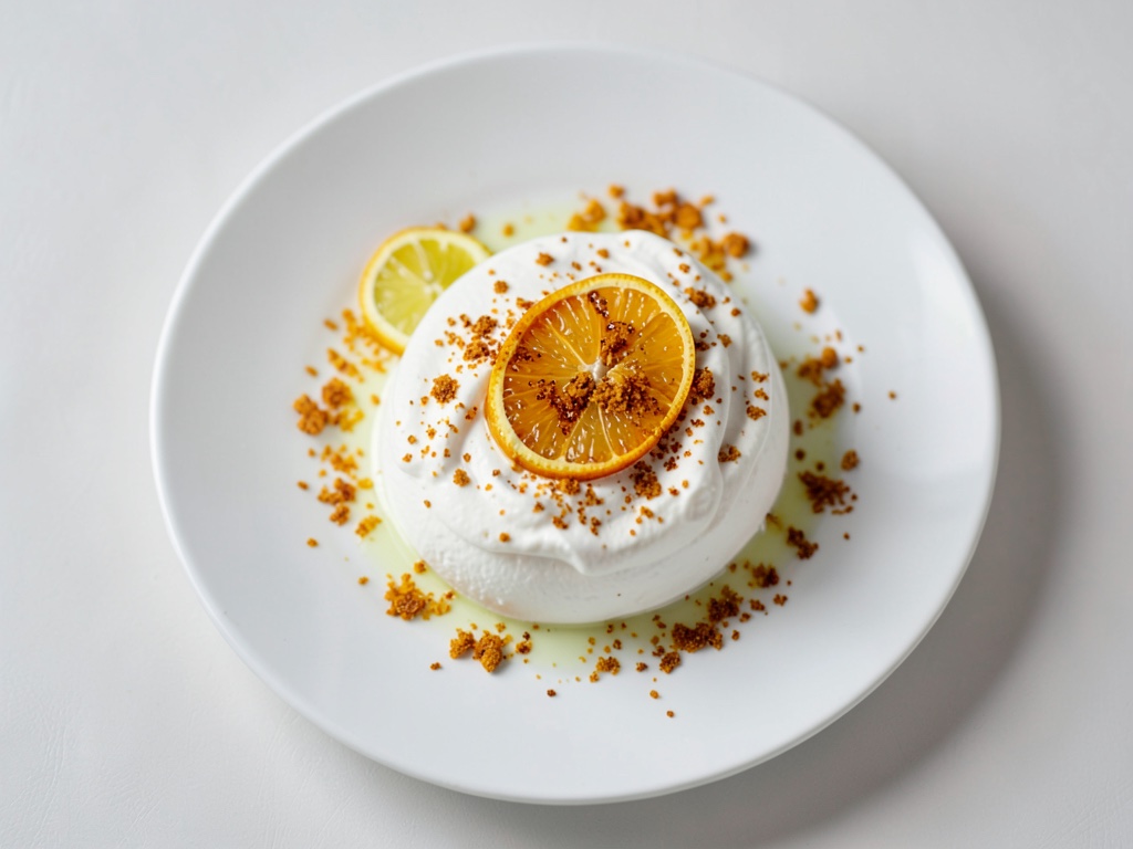 Dolce crema al ricotta con salsa ai frutti di bosco