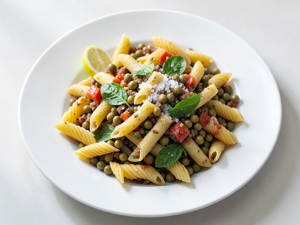 Rigatoni cremosi con salsa allo yogurt e menta