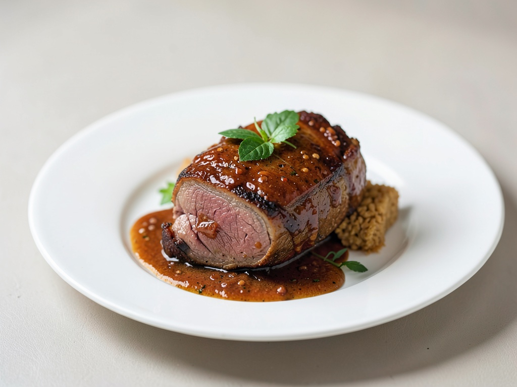Braciola di manzo succosa dalla pentola di terracotta