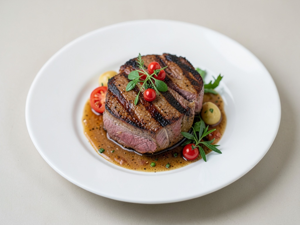 Braciola di manzo alla griglia con pepe fresco