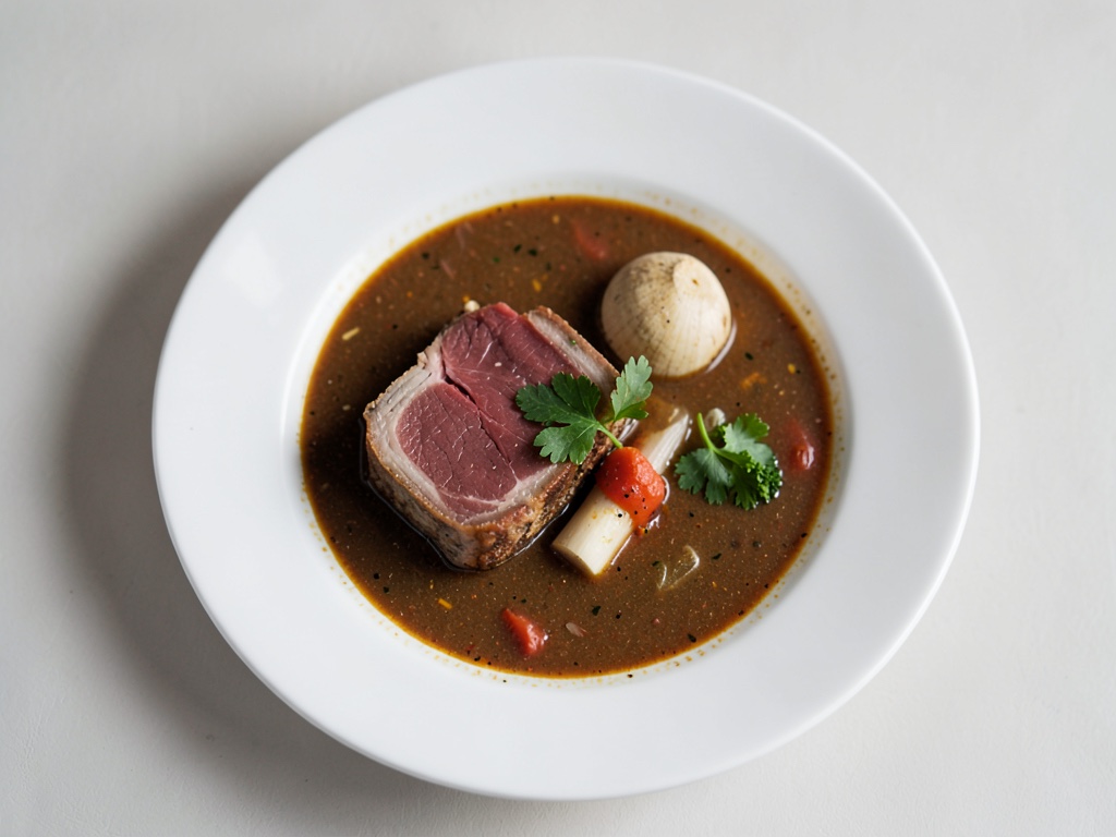 Caldo de res casero