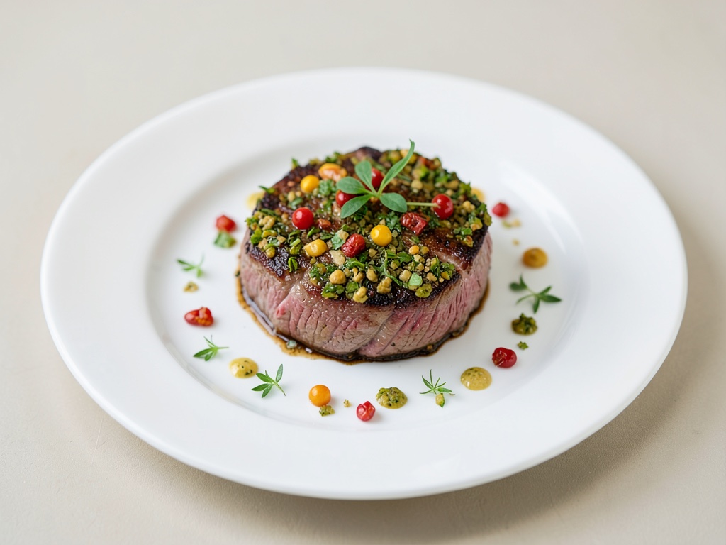 Filetto di manzo con crosta alle erbe