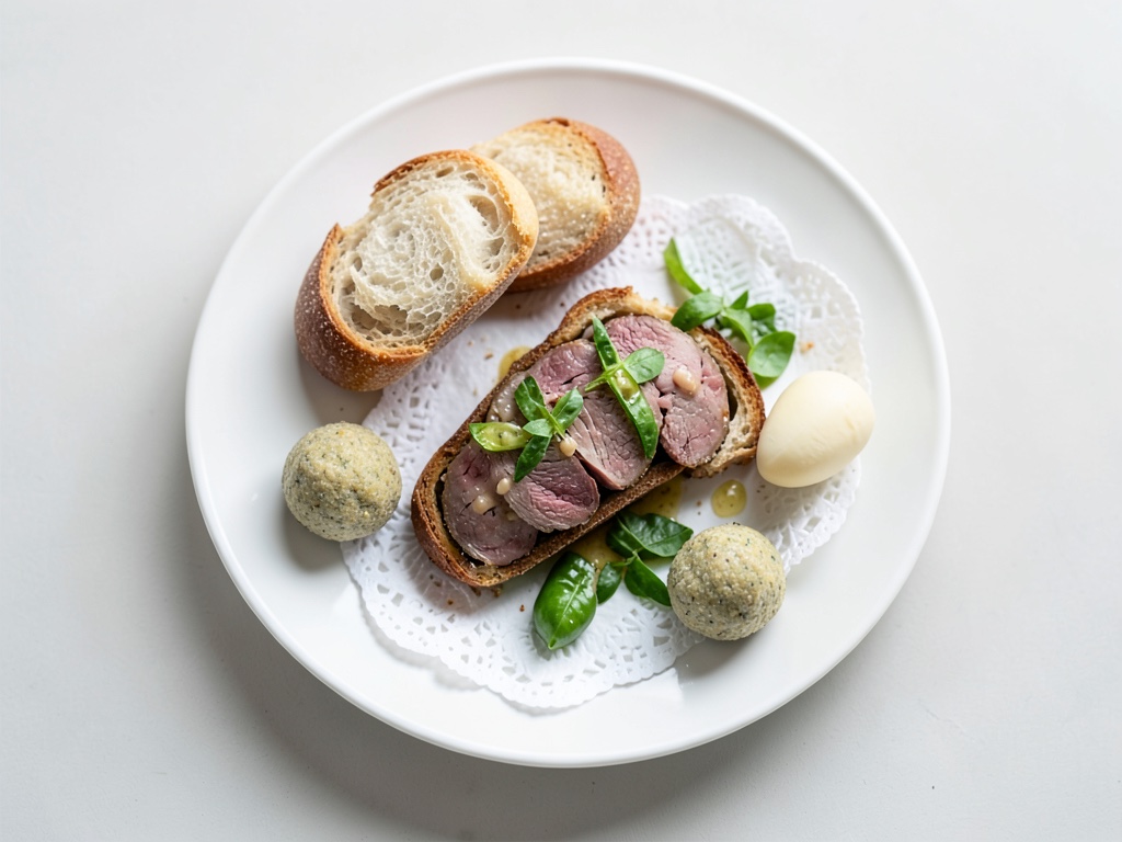 Involtini di manzo con gnocchi di panno