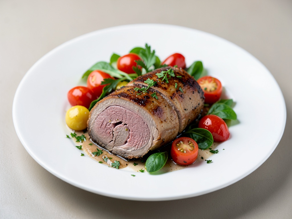 Roulade di manzo classiche con verdure