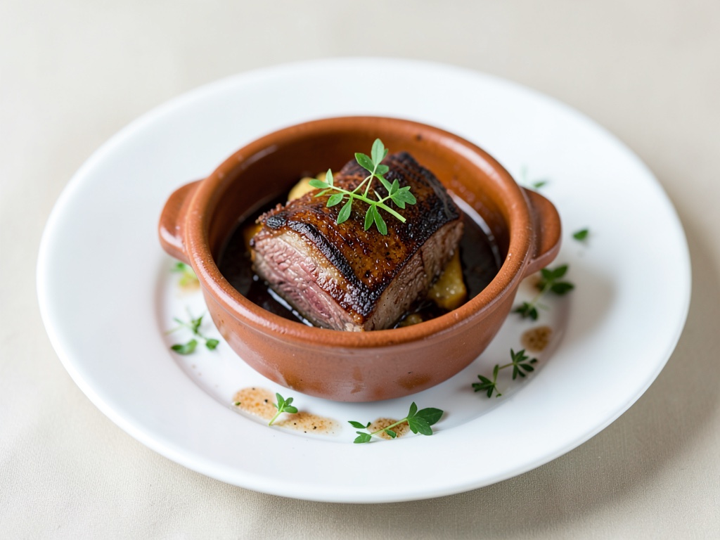 Rôti de bœuf tendre en pot romain