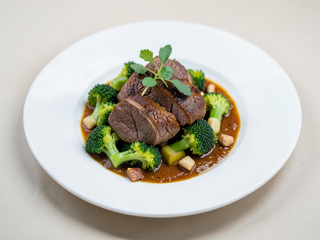 Padella veloce di manzo e broccoli